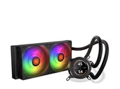 Chłodzenie procesora - KRUX HydroGlance 240 ARGB LCD 2x120mm KRXE003 - miniaturka - grafika 1