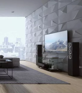 120x60 cm VT - PB07 (KS kość słoniowa) KRYSZTAŁ - panel dekor 3D beton architektoniczny - Elewacje - miniaturka - grafika 1