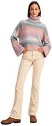 Swetry damskie - Springfield Damski sweter polo w paski, różowy, S, różowy, S - miniaturka - grafika 1