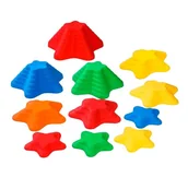 Zabawki sensoryczne - Małpiszon, ścieżka sensoryczna kamienie rzeczne Rozgwiazda 11 szt - miniaturka - grafika 1