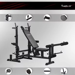 ŁAWECZKA WIELOFUNKCYJNA DO ĆWICZEŃ 6IN1 SIŁOWNIA - Ławki treningowe - miniaturka - grafika 7