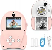 Aparaty natychmiastowe - Shona Aparat z drukarką SHONA KCP04 4FUN PINK - miniaturka - grafika 1