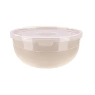 Miski i półmiski - Miseczka 0,7 L z pokrywką beżowy - miniaturka - grafika 1