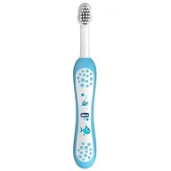 Szczoteczki do zębów dla dzieci - Chicco Oral Care szczoteczka do zębów dla dzieci 6 m + Blue Etra Soft Bristles - miniaturka - grafika 1