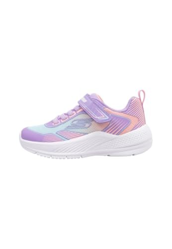 Skechers Sneakersy dziewczęce Microspec Advance-Oasis Poi, Lawenda/Multi, 1 Little Kid