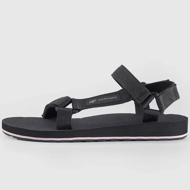Sandały Damskie 4F Buty Letnie Na Rzepy Sportowe Wygodne Lekkie Szare 41