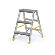 Pozostałe wyposażenie warsztatu - Aluminiowe stopnie dwustronne ALVE EUROSTYL, 2x3 stopnie, wysokość 0,61 m - miniaturka - grafika 1