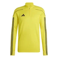 Bluzy sportowe męskie - Męska Bluza ADIDAS TIRO23 L TR TOP IB8476 – Żółty - miniaturka - grafika 1
