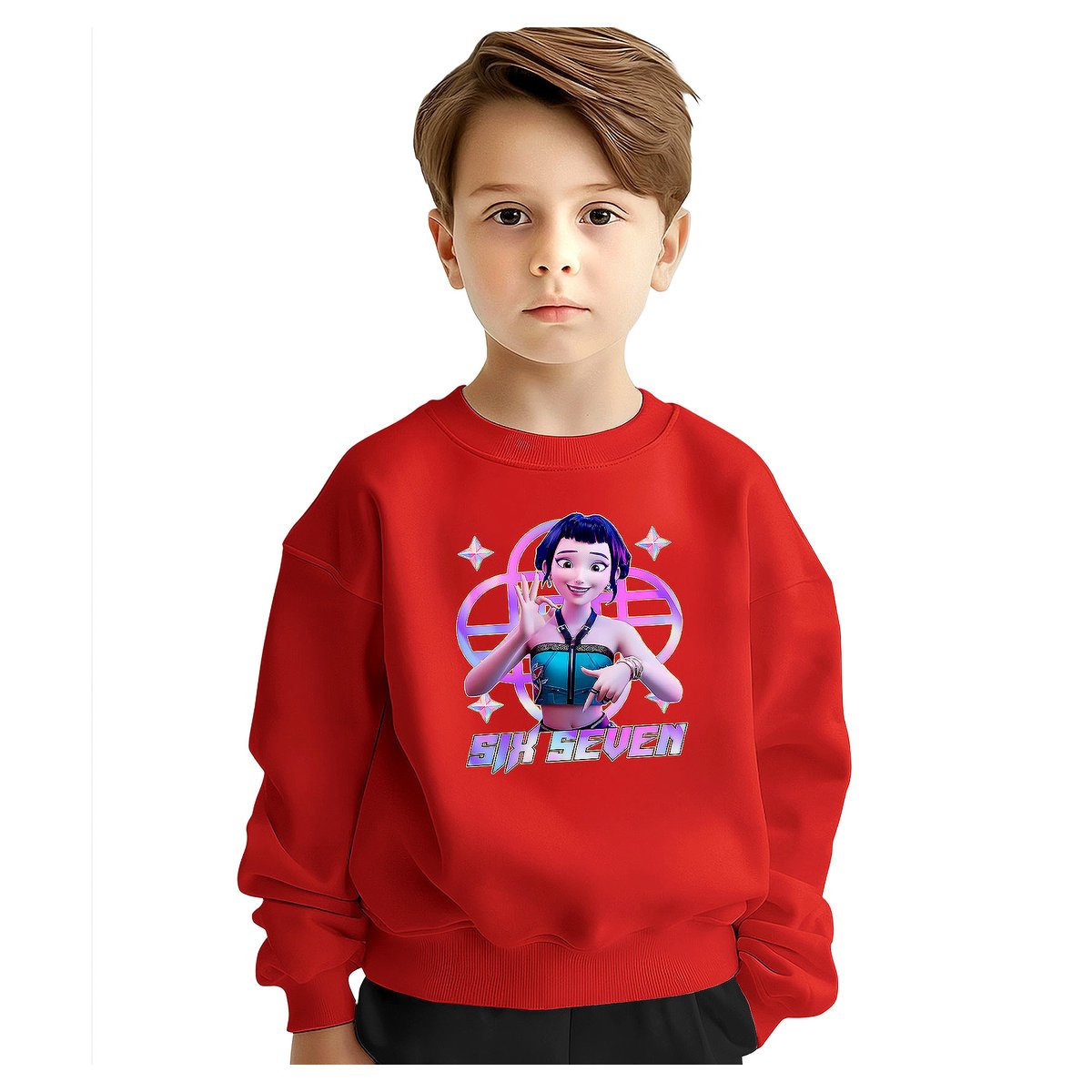 BLUZA DZIECIĘCA 67 SIX SEVEN VIRAL HUNTRIX 122-128 DLA CHŁOPCA DZIEWCZYNKI