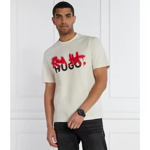 HUGO T-shirt Dinricko | Loose fit - Koszulki męskie - miniaturka - grafika 1