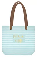 Torebki damskie - Grafik Werkstatt Shopper lniana torebka damska szczęście Ahoi, niebieska, 47,5 x 39 x 47,5 cm (szer. x wys. x gł.) - miniaturka - grafika 1