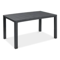 Stoły ogrodowe - ALLIBERT Stół ogrodowy JULIE 90 x 147 cm antracytowy Stół ogrodowy JULIE 90 x 147 cm antracytowy - miniaturka - grafika 1