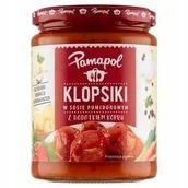 Szybkie dania obiadowe - Pamapol KLOPSY W SOSIE POMIDOROWYM 500g - miniaturka - grafika 1