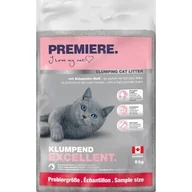 Żwirek dla kotów - PREMIERE Excellent Puder dla niemowląt Żwirek zbrylający 6 kg - miniaturka - grafika 1
