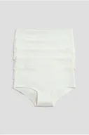 Majtki dla dzieci - H & M - Bawełniane figi hipsters 5-pak - Biały - H&M - miniaturka - grafika 1