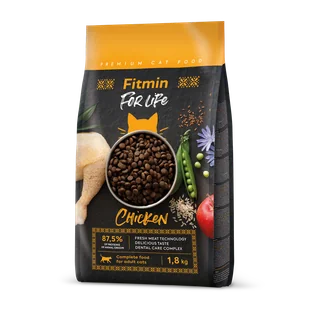 Fitmin Cat For Life Chicken 1,8 kg - Sucha karma dla kotów - miniaturka - grafika 1