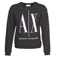 Bluzy damskie - Armani Exchange Icon Project Damska bluza, (Black 1200), XL - miniaturka - grafika 1