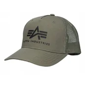 Odzież taktyczna i umundurowanie - Czapka Alpha Industries Basic Trucker Cap 186902 257 - Ciemnozielona - miniaturka - grafika 1