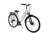 Rowery - Rower trekkingowy 28 Kands VERSO 1.0 Acera 3x7 biały D19 hydr 2025 - miniaturka - grafika 1