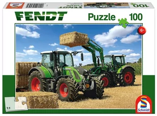 Schmidt Spiele Fendt, Fendt 724 Vario, Fendt 716 Vario mit Frontlader Cargo (Kinderpuzzle) - Pozostałe książki - miniaturka - grafika 2