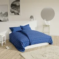 Pościel - Spod Igły I Nitki Pościel bawełniana 160x200 Kłos granatowa I24 - miniaturka - grafika 1