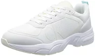 Trampki damskie - Calvin Klein Jeans Damskie tenisówki retro nad siatką WN Sneaker, białe/kremowe białe, 4 UK, Biały kremowy biały - miniaturka - grafika 1