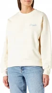 Bluzy damskie - WRANGLER CREW SWEATSHIRT VANILLA ICE W6XAHYC11 XL - miniaturka - grafika 1