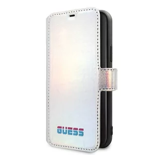 Guess GUFLBKN65BLD iPhone 11 Pro Max srebrny GUE000506 - Etui i futerały do telefonów - miniaturka - grafika 1