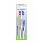 Szczoteczki do zębów - Oraclinic ORACLINIC SZCZOTECZKA BASIC 2SZT - miniaturka - grafika 1