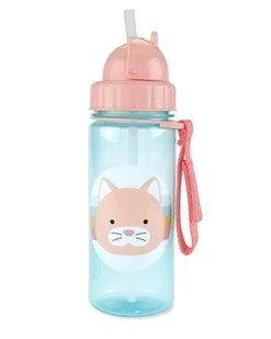 Skip Hop bidon ze słomką KOT 390ml. - Bidony dla dzieci - miniaturka - grafika 1