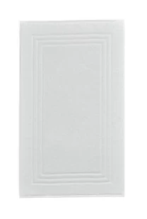 Kleine Wolke Lodge Wegański Dywanik Frotte biały 50x 80 cm ECO LIVING - Dywaniki łazienkowe - miniaturka - grafika 1
