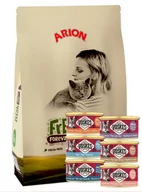 Sucha karma dla kotów - ARION Fresh Adult Cat 12kg+ Voskes karma mokra 85gx6szt GRATIS!!! - miniaturka - grafika 1