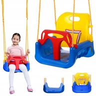 Place zabaw - Huśtawka kubełkowa ogrodowa dla dzieci 3w1 mocna - miniaturka - grafika 1