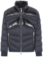 Garnitury - Armani Exchange Męska kamizelka z długimi rękawami, błyszczące wstawki, miękka kamizelka w dotyku, czarny, XL - miniaturka - grafika 1