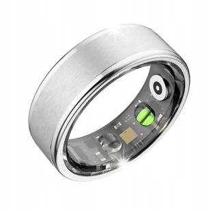 Smartring OneRing 57mm srebrny IP68 etui dedykowana aplikacja 18,3mm śred. - Smartband - miniaturka - grafika 1