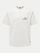 Koszulki męskie - Only & Sons T-Shirt Bowen 22032071 Biały Relaxed Fit - miniaturka - grafika 1