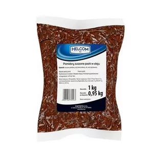 Pomidory suszone paski w oleju 1kg Helcom - Pasztet i przetwory mięsne - miniaturka - grafika 1
