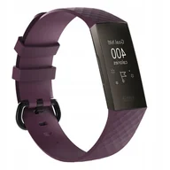 Akcesoria do smartwatchy - PASEK OPASKA SILIKONOWA DO FITBIT CHARGE 3/4 ROZ.L - miniaturka - grafika 1