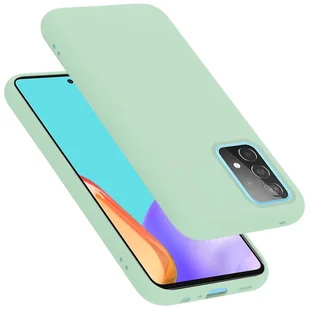 Pokrowiec Do Samsung Galaxy A52 (4G / 5G) / A52s Etui w LIQUID JASNO ZIELONY TPU Silikon Case Cover Obudowa Ochronny Cadorabo - Etui i futerały do telefonów - miniaturka - grafika 1