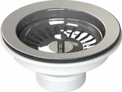 Syfony - Odpływ do syfonu ALVEUS pojedyńczy 1x3,5" bez przelewu (1130531) - miniaturka - grafika 1