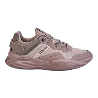 Sneakersy męskie - BIG STAR SHOES Męskie Lekkie Sneakersy Memory Foam System Big Star LL174151 Beżowe brązowe - miniaturka - grafika 1