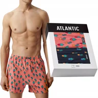 Majtki męskie - ATLANTIC LUŹNE BOKSERKI MĘSKIE SZORTY 2MBH005 W KAKTUSY 2PAK *S* - miniaturka - grafika 1