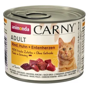 Animonda Cat Carny Adult smak: kurczak i kaczka 200g puszka - Mokra karma dla kotów - miniaturka - grafika 4