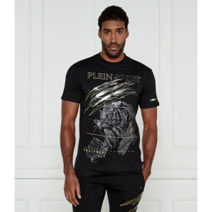 Plein Sport T-shirt Lamina Loose fit - Koszulki męskie - miniaturka - grafika 1