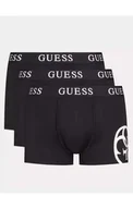 Majtki męskie - Guess Jeans U4RG04 K6YW0 Bokserki 3 Pack Czarny - miniaturka - grafika 1