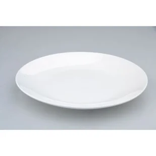 Talerz płytki BELLA 26 cm porcelana kremowa - Talerze - miniaturka - grafika 1