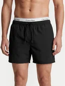 Kąpielówki męskie - Calvin Klein Swimwear Szorty kąpielowe LV00N61024 Czarny Regular Fit - miniaturka - grafika 1