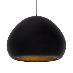 Lampa wisząca nad wyspę Lava 41077 Sigma kuchenna czarna złota - Lampy sufitowe - miniaturka - grafika 1