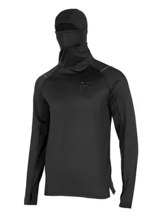 Bluzy sportowe męskie - 4F Bluza funkcyjna w kolorze czarnym - grafika 1