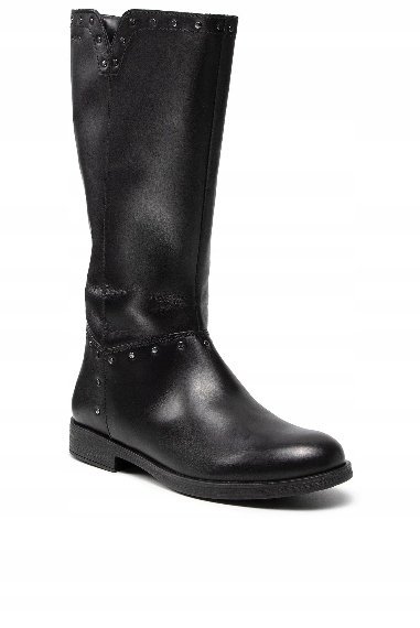 Geox Dziewczęce Kozaki Czarne Na Zamek 31 Żtc